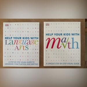 Help your Kids Educational Book Set - Language Arts and Math